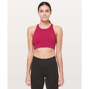Lululemon Ride & Reflect Bra *lululemon X SoulCycle in Ruby Red Size 10